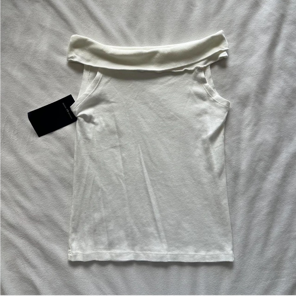 Brandy melville off the shoulder white top